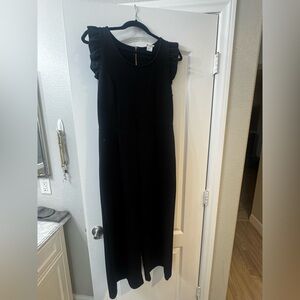 Black Jumper- Sleeveless Textured